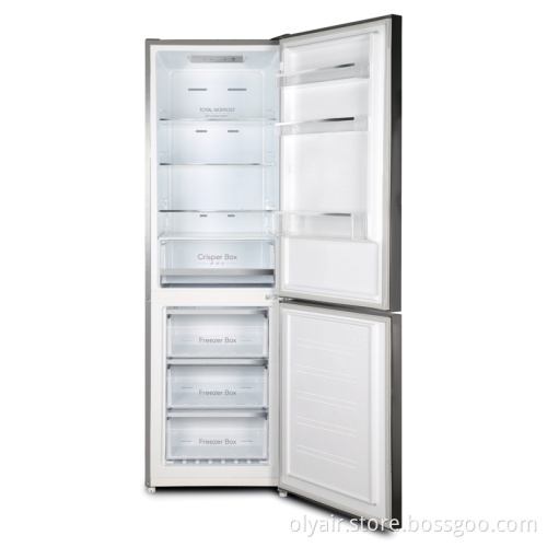 OLYAIR 172L Double Door Bottom Freezer No Frost Refrigerator BCD-181W